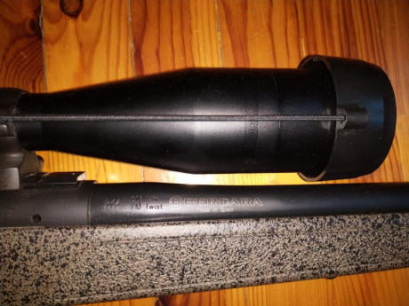 Pongo a la venta el rifle de un muy buen amigo mío,ahora os dejo la descripción y su teléfono de contacto 11