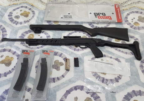  ***RETIRADA DE LA VENTA*** 

Vendo carabina Marlín 795 del cal. 22 LR., con riel picatinny para poder 00