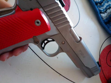  Pistola ParaOrdance del calibre 9mmP. 

Muelles modificados, gatillo aligerado, poco retroceso

Modelo 00