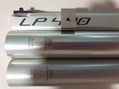 Hola a todos.
 Pongo a la venta walther Lp400 aluminio. Cacha M sin modificar. Del 07 /2014. Dos bombonas. 00