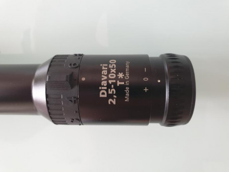 Hola, vendo visor Zeiss Victory de anillas 2.5-10x50. Está en muy buen estado con muy ligeras marcas de 00