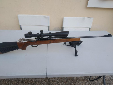 Vendo Santa barbara 243 como nuevo con visor ncstar 6-24x50, muy pocos tiros, 650 envío incluido 02