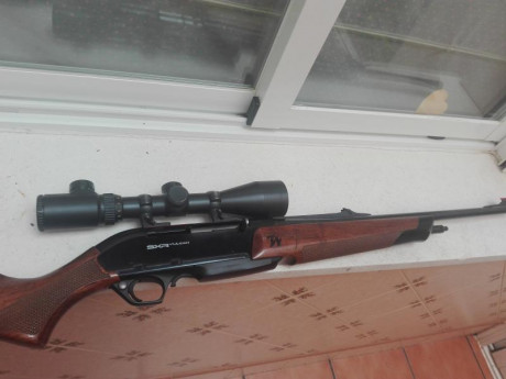Vendo Rifle Winchester sxr vulcan cal. 3006 con alzas nuevas de batida.  Monturas Leupold Qr, visor sutter 02
