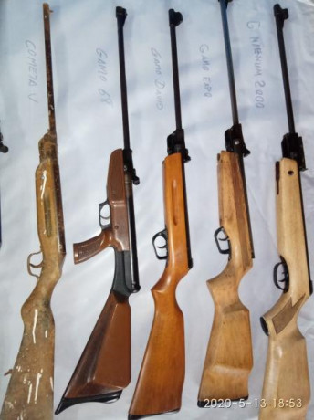 Hola, pues eso, que vendo estas diez carabinas. Prefiero venderlas todas juntas. No están perfectas pero 00
