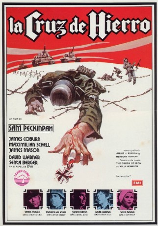 Hola!
Bueno, aunque estoy seguro que muchos conocereis la peli "la Cruz de Hierro", de Sam Peckinpah, 100