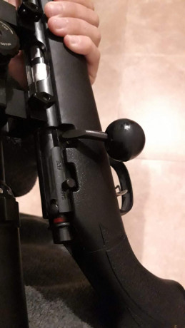 Un amigo me pide que le anuncie un rifle de cerrojo en calibre 17 HMR, con dos cargadores, con visor Leapers 00