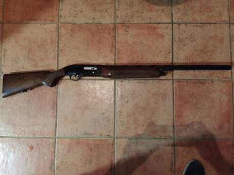 Vendo escopeta Beretta 303 con choques intercambiables, calibre 12, 68 cm de cañón. Funciona perfectamente, 00