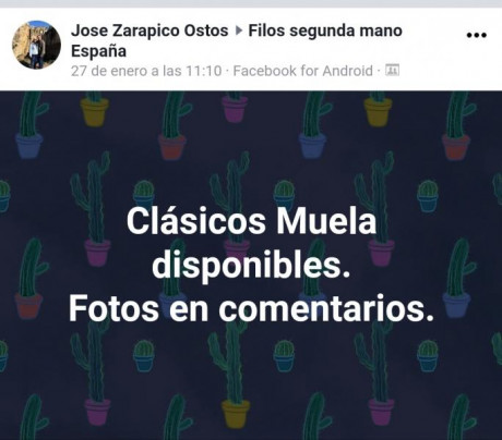 Pues eso... estoy buscando un Muela Lancero, en cualquiera de las dos versiones de mango.... no importa 130