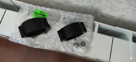 Anillas desmontables para bases weaver o picatinny Recknagel válidas para visores zeiss V8 ,sin uso,las.cambio 02