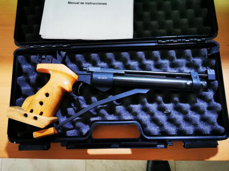 !!! VENDIDA!!! SE PUEDE RETIRAR Pistola de competición de aire comprimido para tiro olímpico, de carga 01