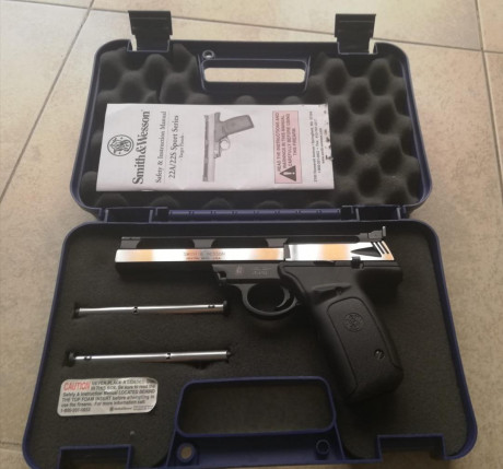 Vendo pistola en muy buen estado con 2 cargadores de 10 y maletin.  PRECIO 190

telefono 656333255

Guiada 00
