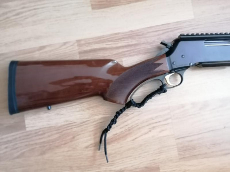 Hola .

Vendo Browning BLR Takedown . Se desmonta el cañón sin herramientas. Calibre 358 Win.
 Muy bueno 01