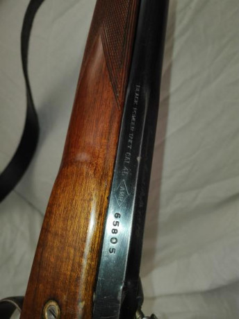 Fusil en buen estado y bastante preciso 500€  con turquesa incluida ,portes aparte . 00