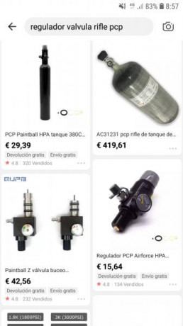 vendido ! . Vendo kit pcp ar crosman 2240 , 46€ envio incluido  lo compre a un compañero del foro y no 20