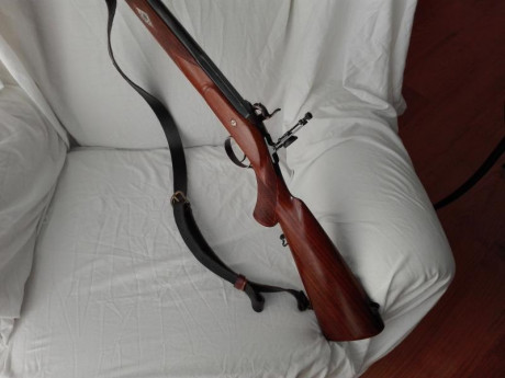 Fusil en buen estado y bastante preciso 500€  con turquesa incluida ,portes aparte . 80