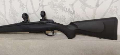 Rifle de cerrojo Sako modelo A7 sintético en calibre 270wsm,cañón de 62 con un cerrojo rapidísimo y suave 11
