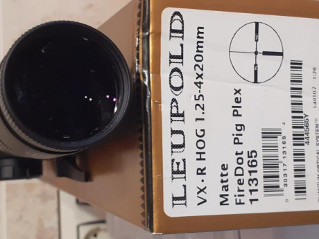 Se vende visor leupold hog, especial batida de jabali. Esta nuevo,  solo unas pocas salidas al monte. 00