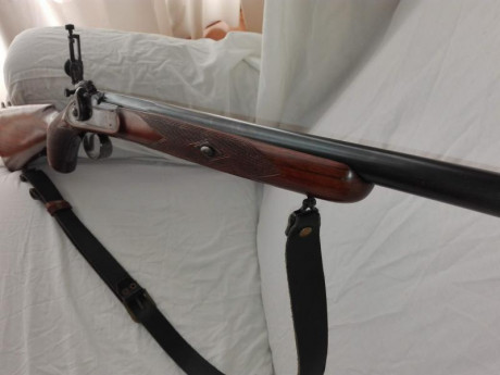 Fusil en buen estado y bastante preciso 500€  con turquesa incluida ,portes aparte . 130