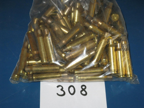 Vainas 308W, marca CINESHOT, un disparo, conservan fulminante original, se encuentran cerca de Valencia.

Precio 00