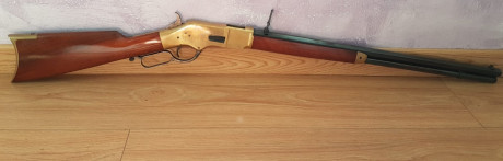 Vendo rifle de palanca Aldo Uberti modelo 66 Sporting, calibre 44-40, cañón octogonal, gatillo muy afinado 00