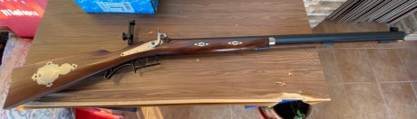 Vendo rifle Tryon de Pedersoli calibre 45 modelo Match impecable, sin marcas ni roces ni en maderas ni 00
