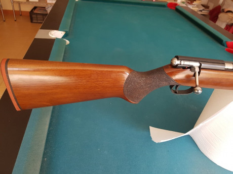 Vendo carabina anschutz cal22lr, por no usar,(cañon pesado )pido 300€.
VENDIDA. 
Saludos.
 :birra^:  :birra^: 21