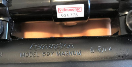 En perfecto estado de revista, se vende con visor de 40, además de 2 cargadores, agrupación de 10 a 100 20