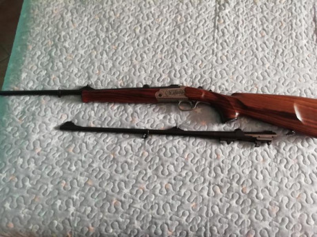 Vendo monotiro Merkel k1jagd calibre 243
Cañón adicional 7*65R
Monturas con anillas de pulgada, dos juegos 12