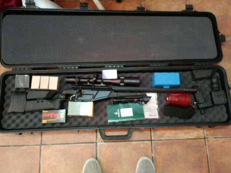 Buenas tardes, un compañero me pide que ponga a la venta su rifle. Precio 2800 negociables.  Os pongo 02
