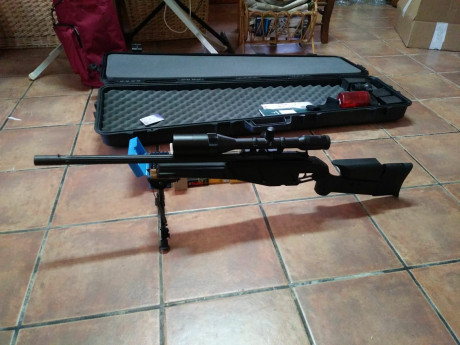 Buenas tardes, un compañero me pide que ponga a la venta su rifle. Precio 2800 negociables.  Os pongo 00