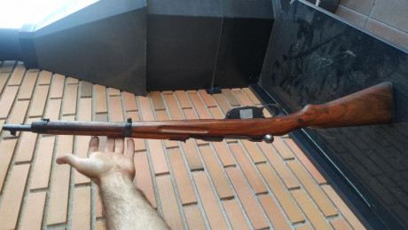 Se vende fusil historico steyr mannlicher m95 cal 8*56R por fallecimiento del titular.

Precio 290 euros.
Atiendo 00