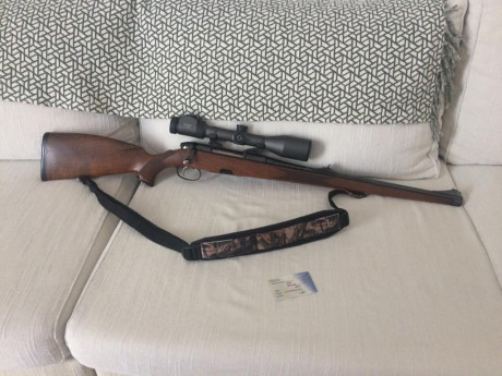 Vendo rifle Steyr Mannlincher Stutzen , procede de herencia , esta depositado hoy en la I.A. de Algorta 01