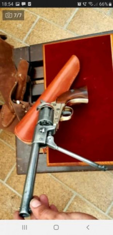 Replica de la marca denix Revólver Confederado, disenado por Griswold & Gunnison, USA 1860. Modificado 01