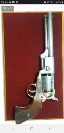 Replica de la marca denix Revólver Confederado, disenado por Griswold & Gunnison, USA 1860. Modificado 00
