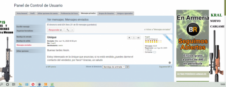 Me ha pedido un amigo que le anuncie su arma.
Es una Unique 69 cal. 22
Comprada en armería hace tres años, 90
