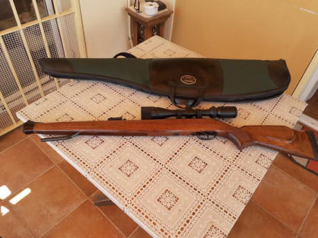 Vendo Gamo Stutzen calibre 4.5

El arma esta totalmente NUEVA poquísimos tiros pegados...
La vendo con 00
