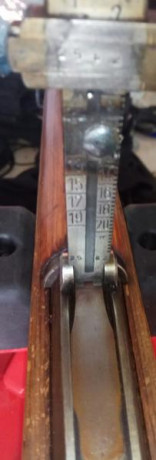 Fusil 98k,  calibre original, fabricado por Sauer & Sohn de Suhl, estado original sin repavonar, números 22