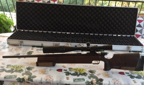 Un amigo vende una Anschutz Macht 54.
Carabina y maletín 550 euros
 REBAJADA A 500 EUROS. 
El visor no 00