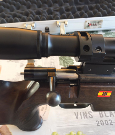 Un amigo vende una Anschutz Macht 54.
Carabina y maletín 550 euros
 REBAJADA A 500 EUROS. 
El visor no 20