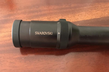 Se ofrece magnifico visor Swarovski Habich 1,25-4x24 estado como nuevo, no utilizado en montería, solo 00