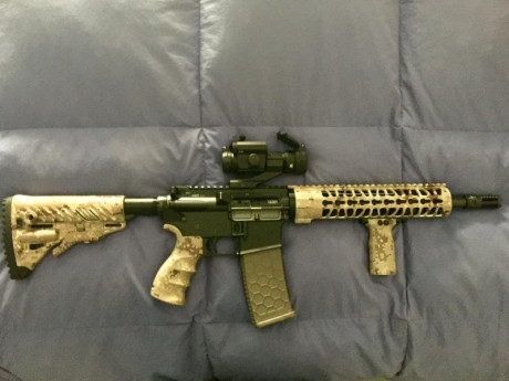Rifle ADC M5 .300 Blk 14.5"
Por dejar la caza vendo mi rifle ADC, con hidro impresión en digital 01