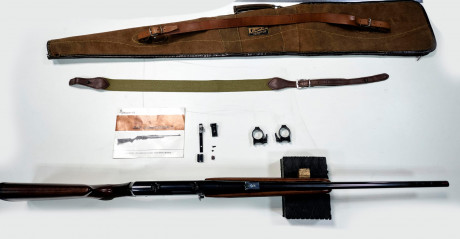 Buenos días, vendo browning bar II, calibre 7 MM, tiene alza micrometrica y punto de mira de alta visivilidad, 00