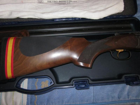 :vacaciones^: Hola.
Pongo a la venta, escopeta Beretta 682 GOLD Sporting, 71cm de cañón, tiene maletin 44
