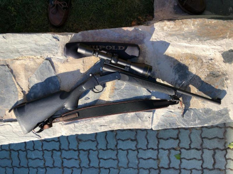 Culata de fibra 
Está como nuevo, no ha tirado una caja de balas
El Rifle esta en Alcobendas

Más información 02