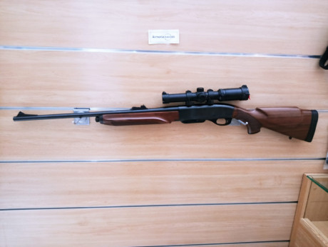 RIFLE OCASION SOLO HA DISPARADO 10 TIROS DE PRUEBA.
VISOR BUSHNELL TROPHY 1-4 X 24
BASES Y ANILLAS WARNE 00