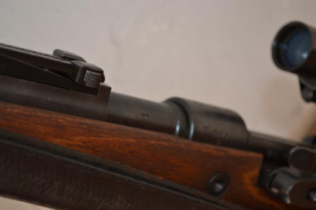 K98 original remontado con bases y montura réplica del visor zf4.
Cañon en muy buen estado
Piezas con 21