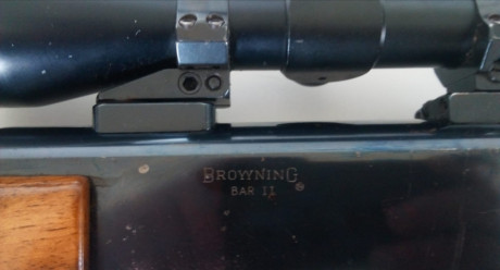 Buenas tardes, soy nuevo y no sé si estoy publicando esto bien, espero que sí... Tengo un rifle browning 02