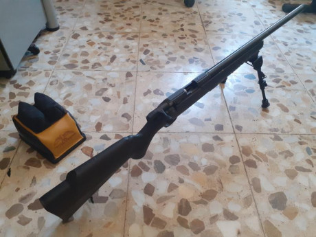 Vendo carabina Sako QUAD en perfecto estado, sin apenas uso, con su cargador y caja original. Además incluyo 02