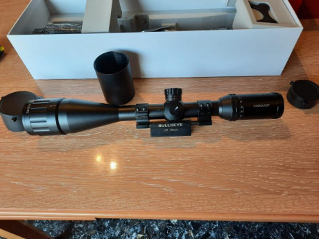 Vendo visor Carl zeiss 6-24x50 y montura bullseye ZR mount para carril de 11 mm. La torreta de la altura 02