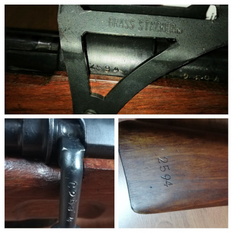 Pongo a la venta mi Mauser mod. Kar98 yugoslavo del calibre 8x57. todos los marcajes son coincidentes, 02